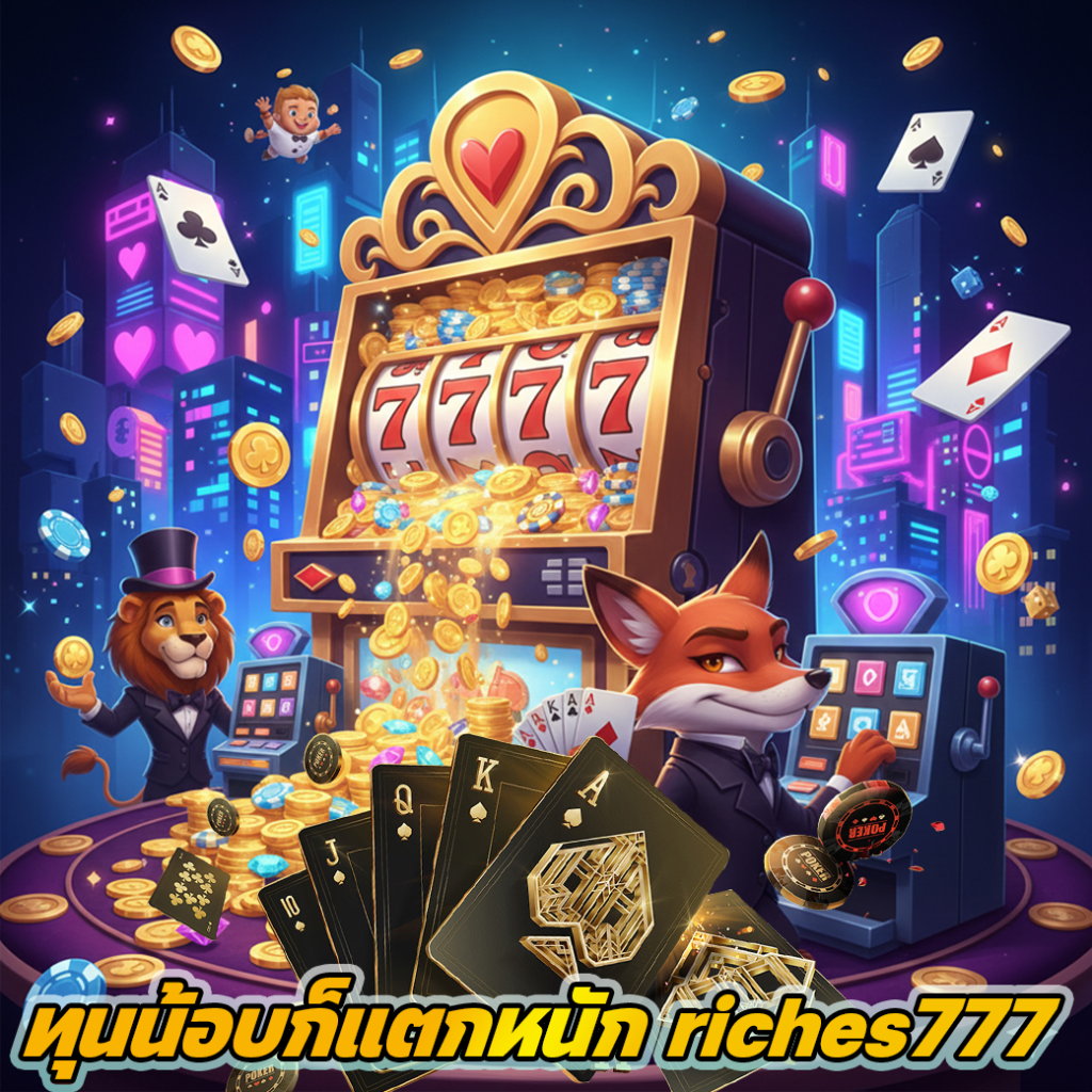 จุดเริ่มต้นของความมั่งคั่งกับ riches777 ทางเลือกใหม่ของนักลงทุน